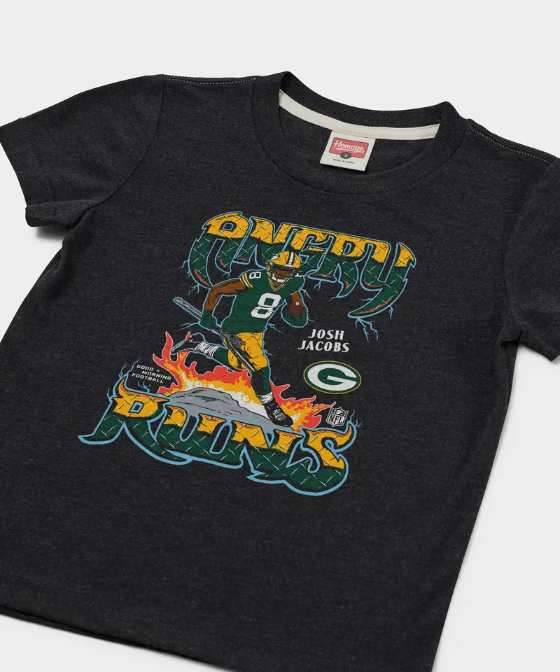 Youth Angry Runs 2024 Packers Josh Jacobs 2