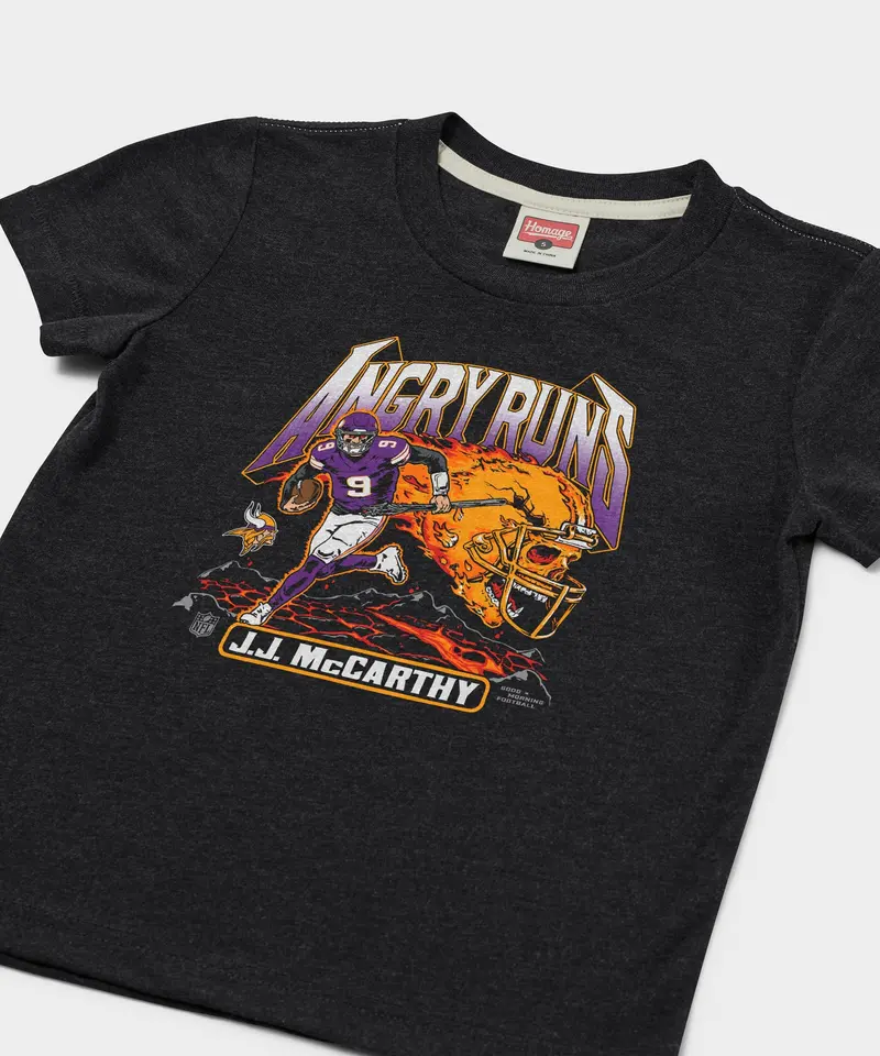 Youth Angry Runs 2025 Vikings J.J. Mccarthy 2
