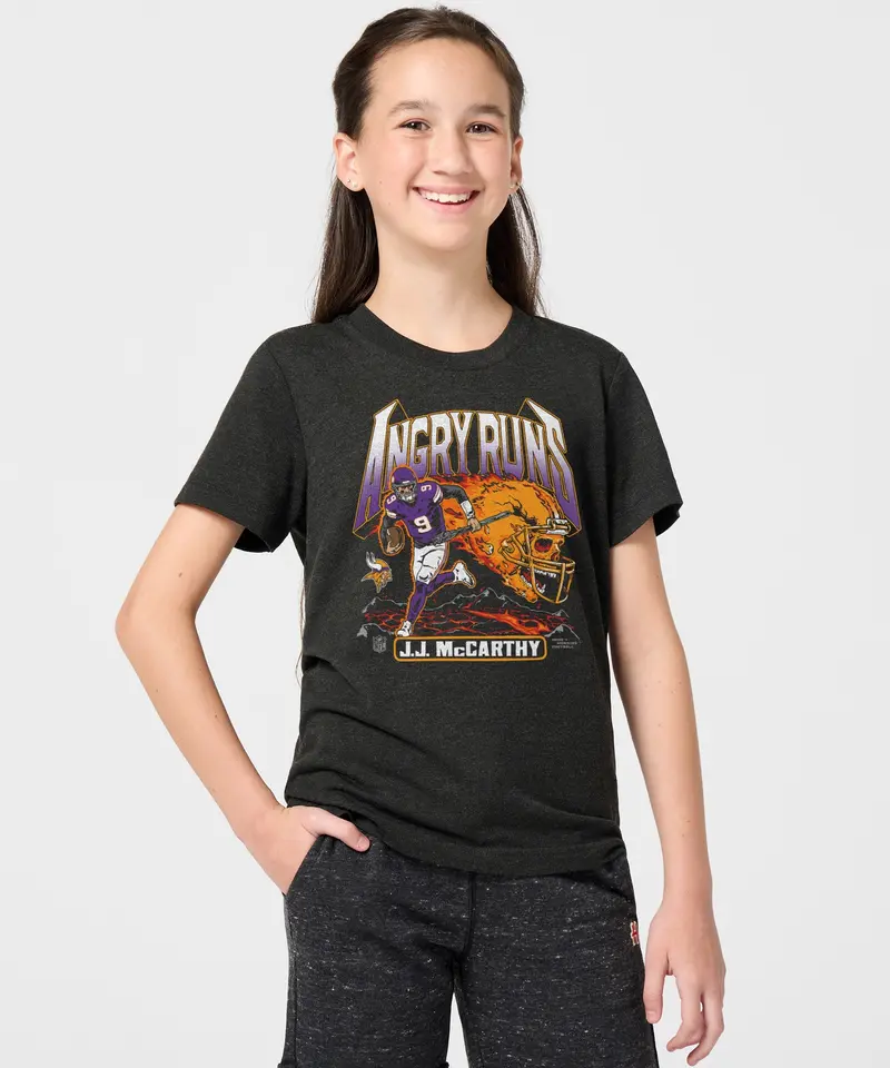 Youth Angry Runs 2025 Vikings J.J. Mccarthy 3