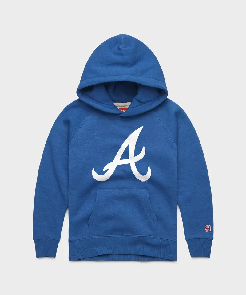 Youth Atlanta Braves Cap Logo '81 Hoodie 1