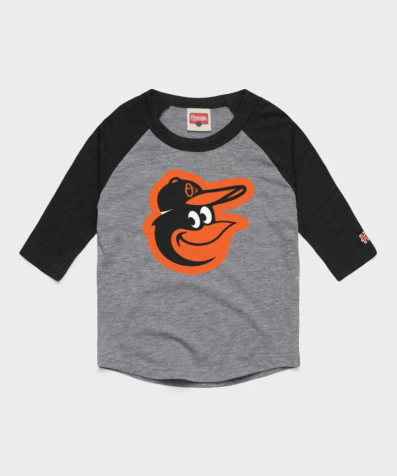 Youth Baltimore Orioles Cap Logo '19 Raglan 1