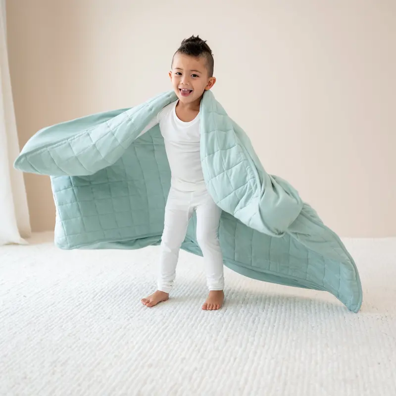 Youth Blanket In Sage 1.0 1