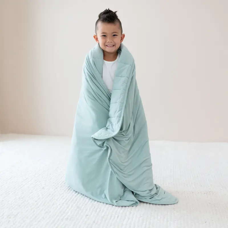 Youth Blanket In Sage 2.5 1