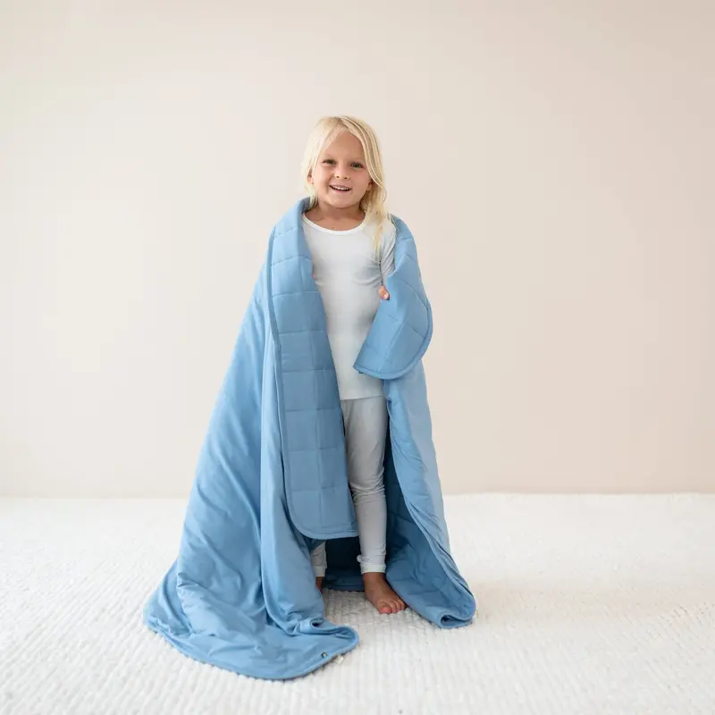 Youth Blanket In Slate 1.0 1