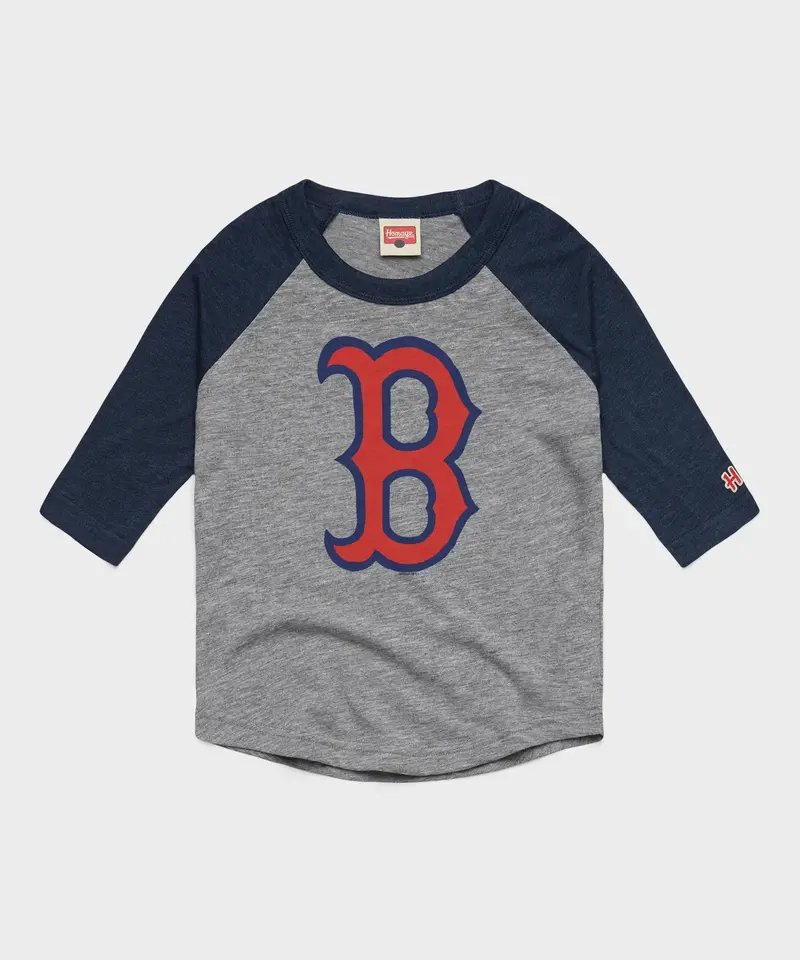 Youth Boston Red Sox Cap Logo '97 Raglan 1
