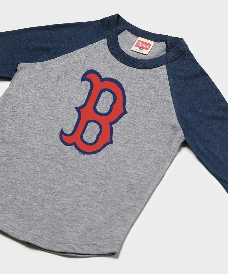 Youth Boston Red Sox Cap Logo '97 Raglan 2
