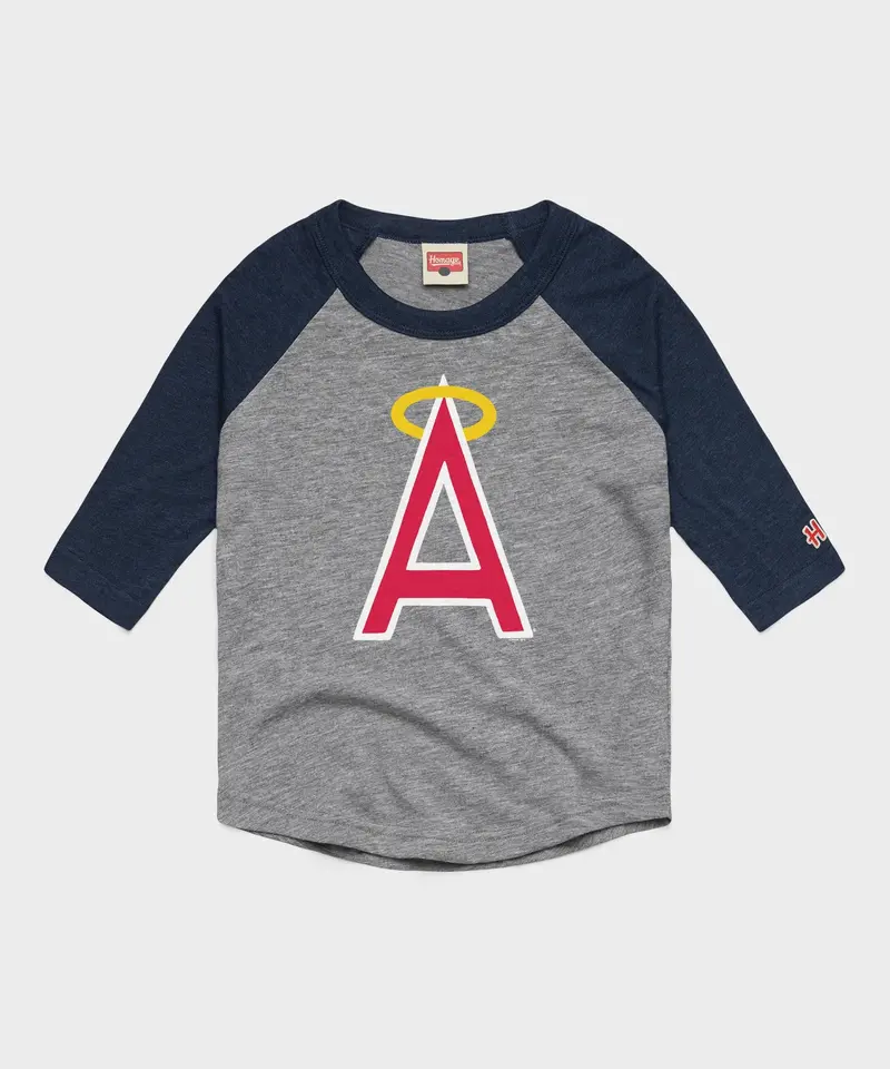 Youth California Angels Cap Logo '72 Raglan 1