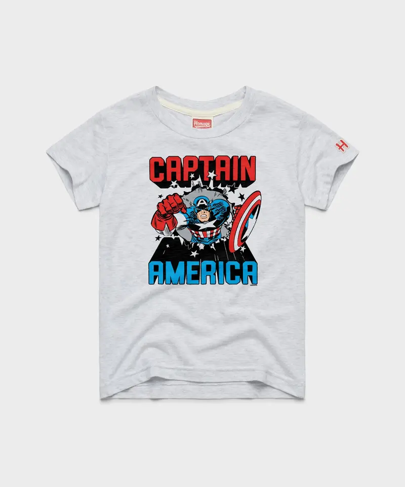 Youth Captain America Bustin' Through 1