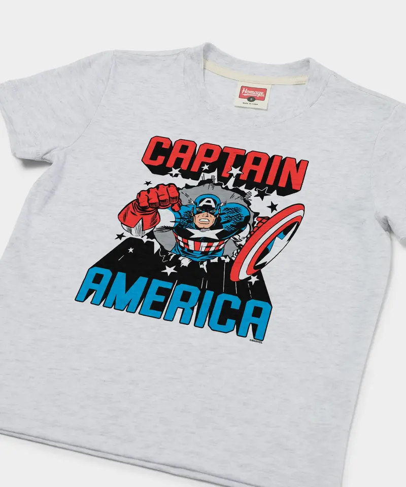 Youth Captain America Bustin' Through 2