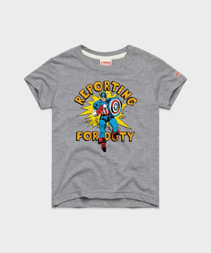 Youth Captain America Reporting For Duty 1