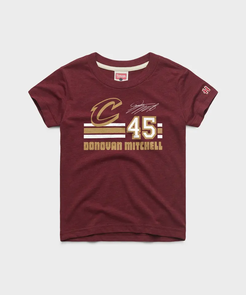 Youth Cavs Donovan Mitchell Signature Jersey 1