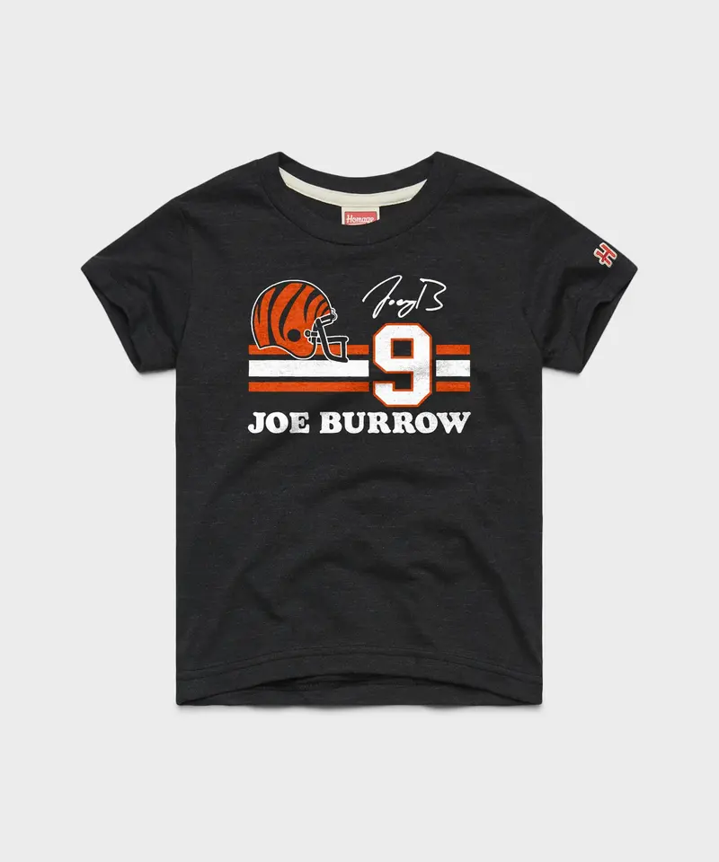 Youth Cincinnati Bengals Joe Burrow Signature Jersey 1