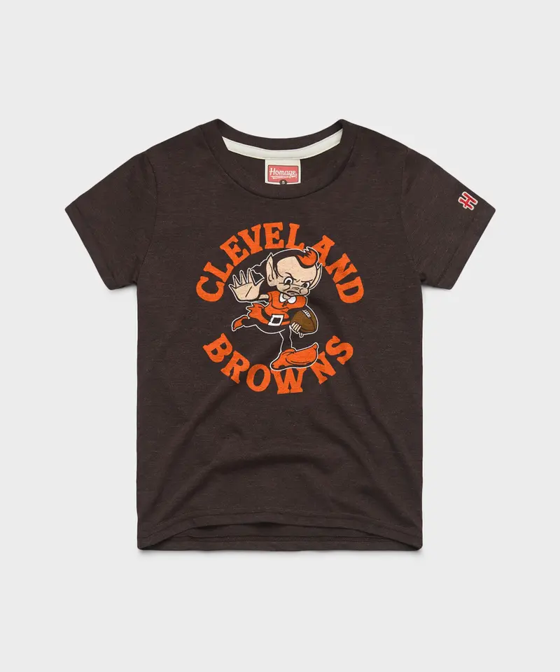 Youth Cleveland Browns Brownie Stiff Arm 1