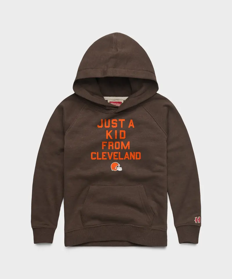 Youth Cleveland Browns ‘Just a Kid from Cleveland’ Hoodie