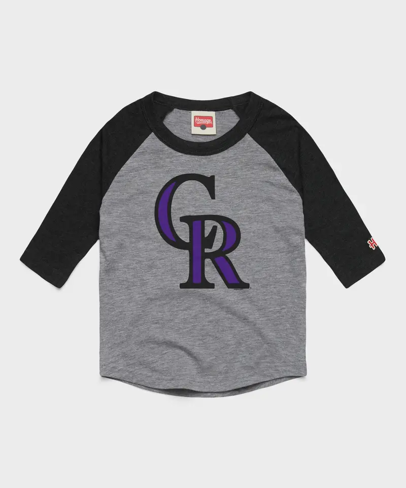 Youth Colorado Rockies '17 Raglan 1