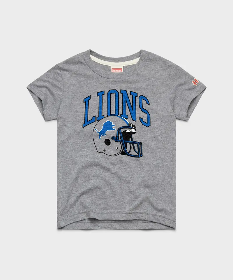 Youth Detroit Lions Helmet Retro 1