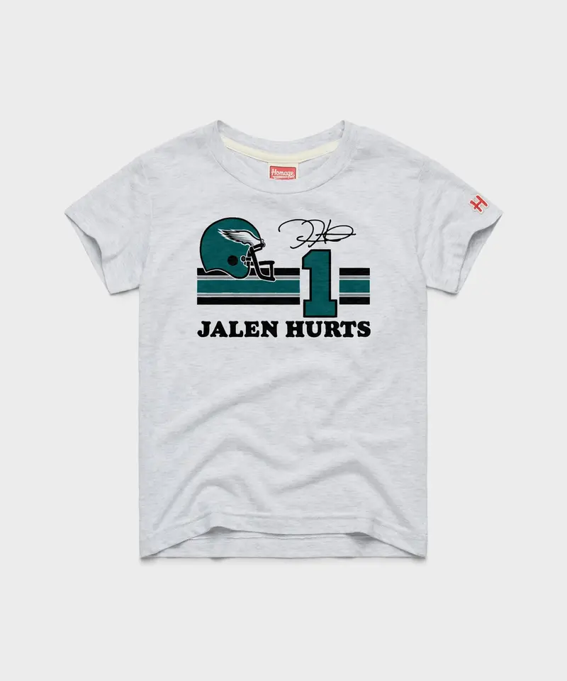Youth Eagles Jalen Hurts Signature Jersey 1