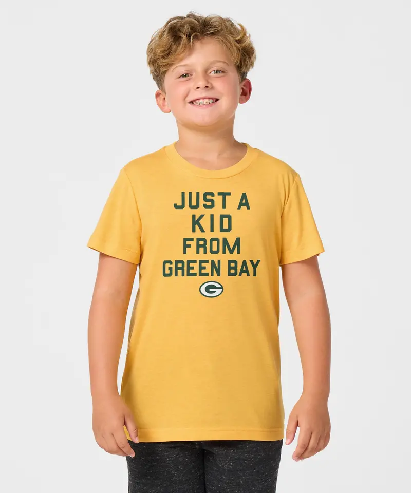 Youth Green Bay Packers Just A Kid From Green Bay 3