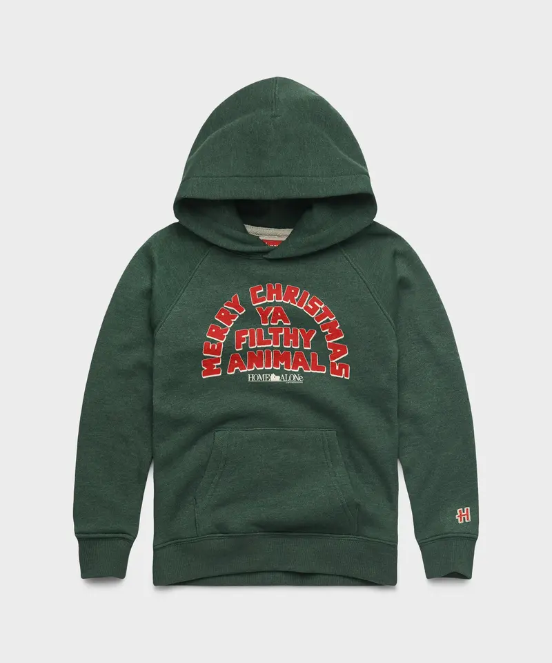 Youth Home Alone Merry Christmas Ya Filthy Animal Hoodie 1