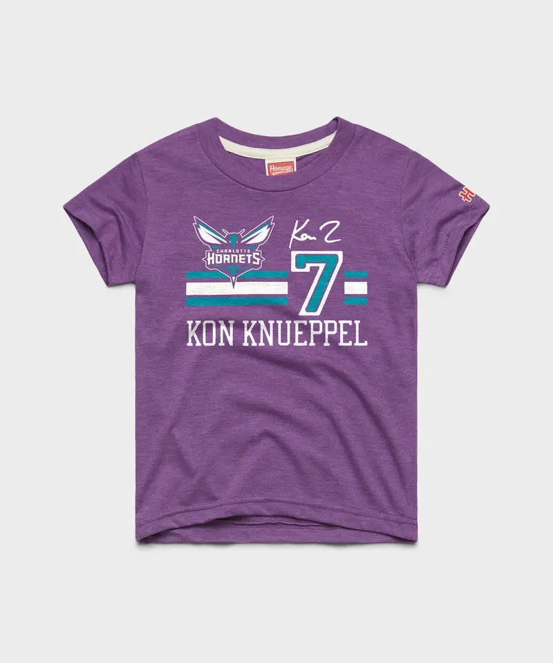Youth Hornets Kon Knueppel Signature Jersey 1