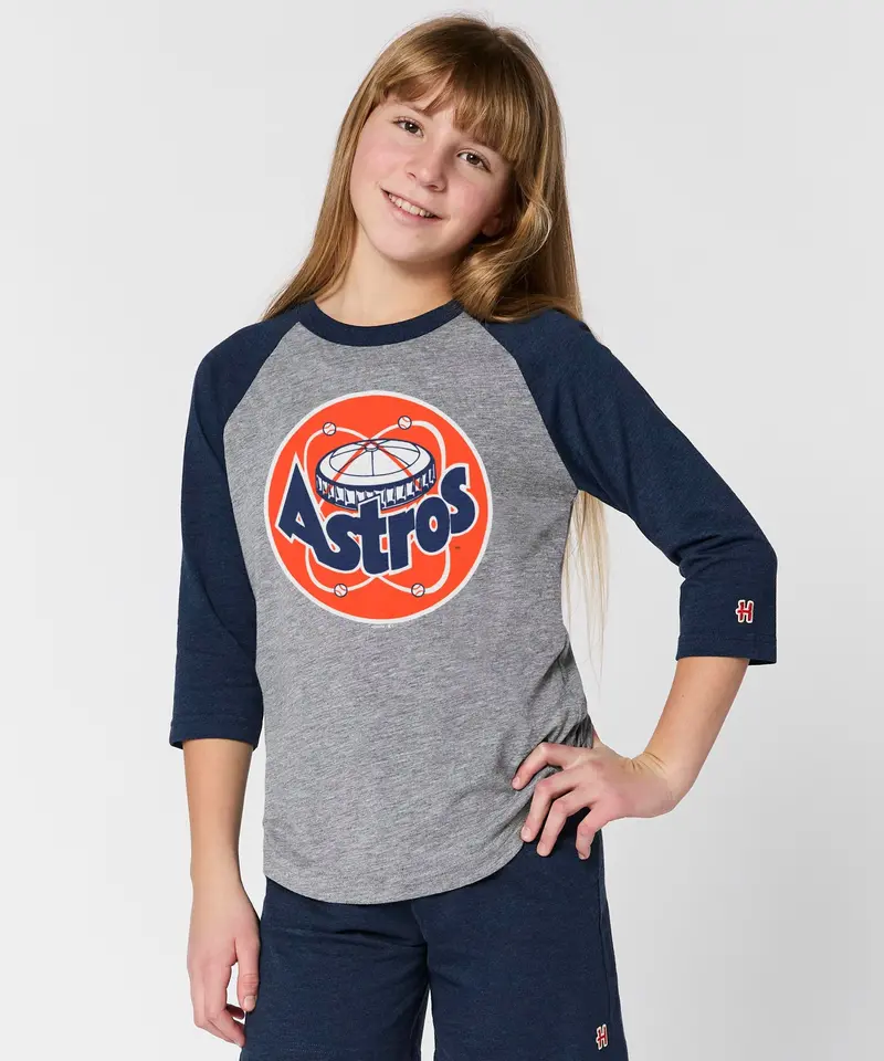 Youth Houston Astros '77 Raglan 3