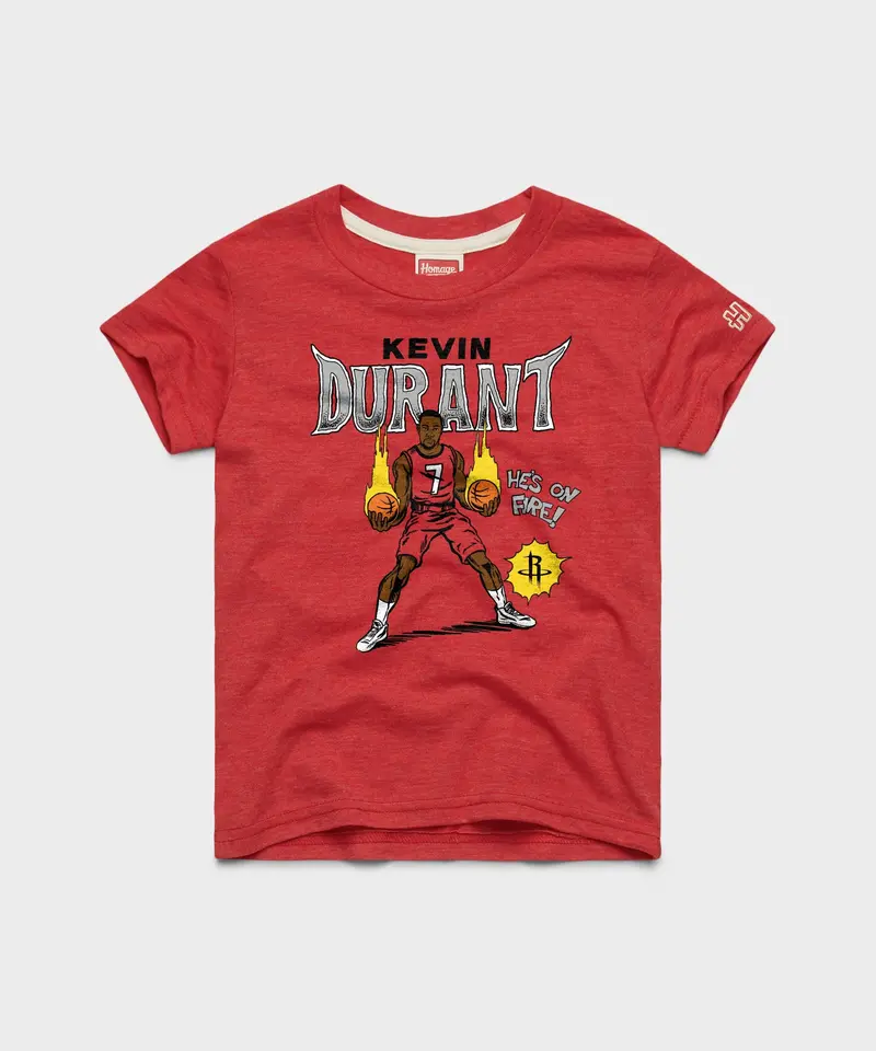 Youth Houston Rockets Comic Book Kevin Durant 1