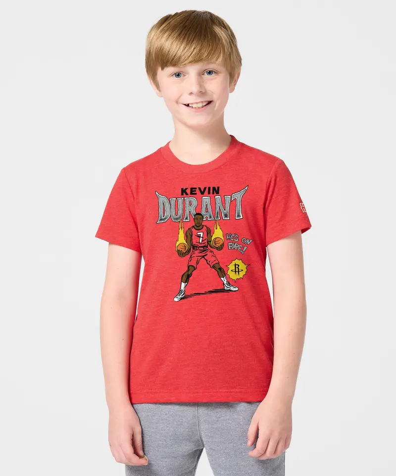 Youth Houston Rockets Comic Book Kevin Durant 3