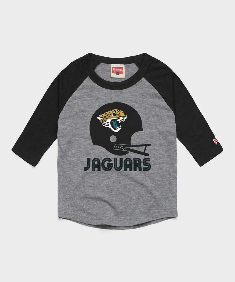 Youth Jacksonville Jaguars Big Helmet Raglan 1