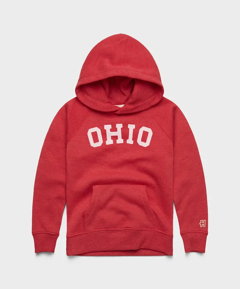 Youth Jesse Owens Block Ohio Hoodie 1