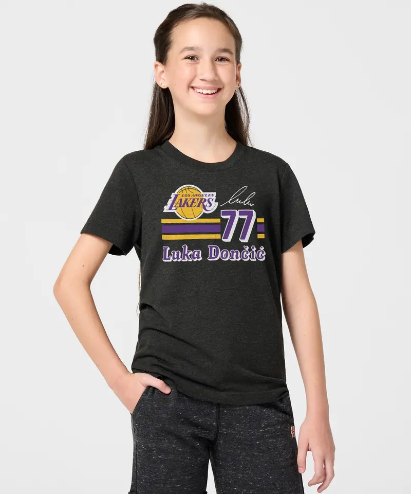 Youth Lakers Luka Doncic Signature Jersey 3
