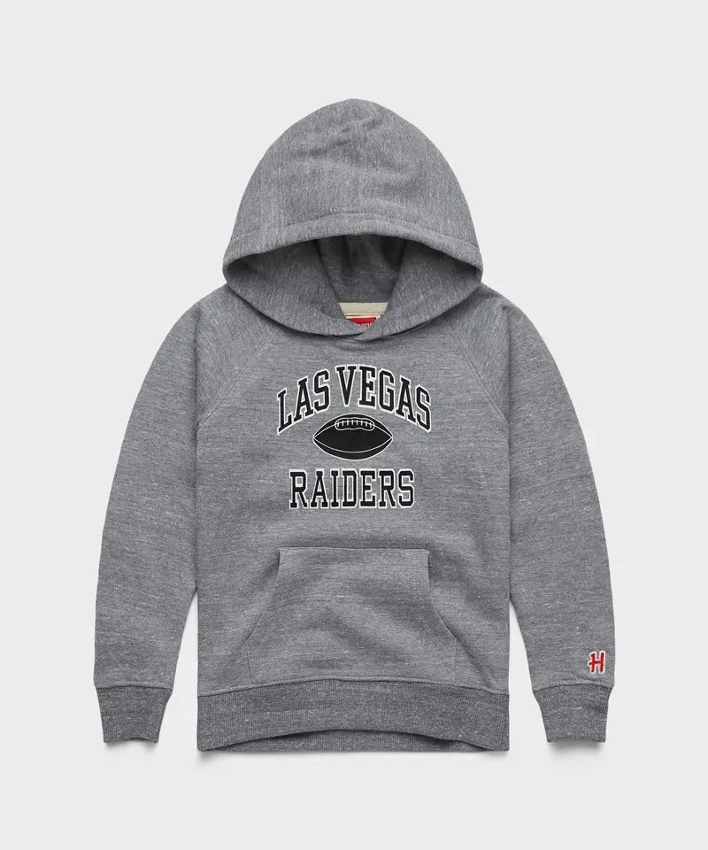 Youth Las Vegas Raiders Gridiron Hoodie 1