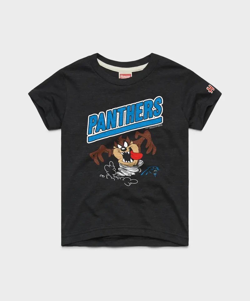Youth Looney Tunes Taz X Carolina Panthers 1