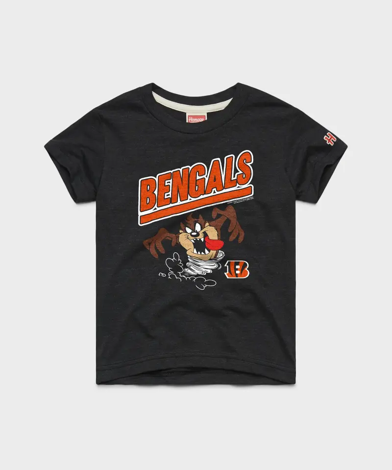 Youth Looney Tunes Taz X Cincinnati Bengals 1