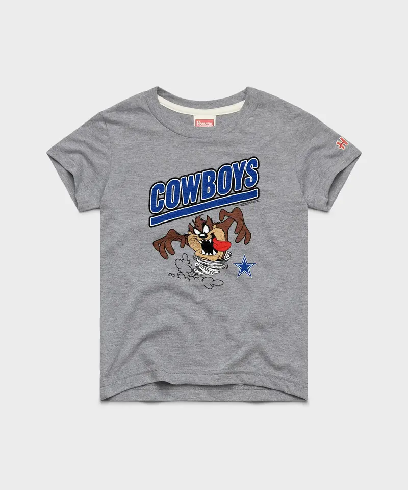 Youth Looney Tunes Taz X Dallas Cowboys 1