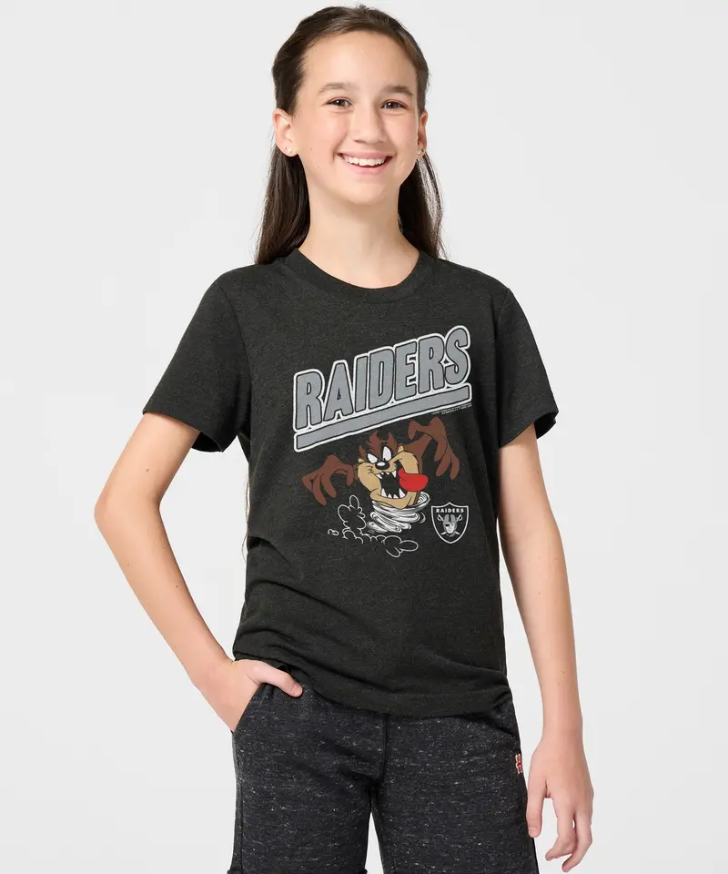 Youth Looney Tunes Taz X Las Vegas Raiders 3