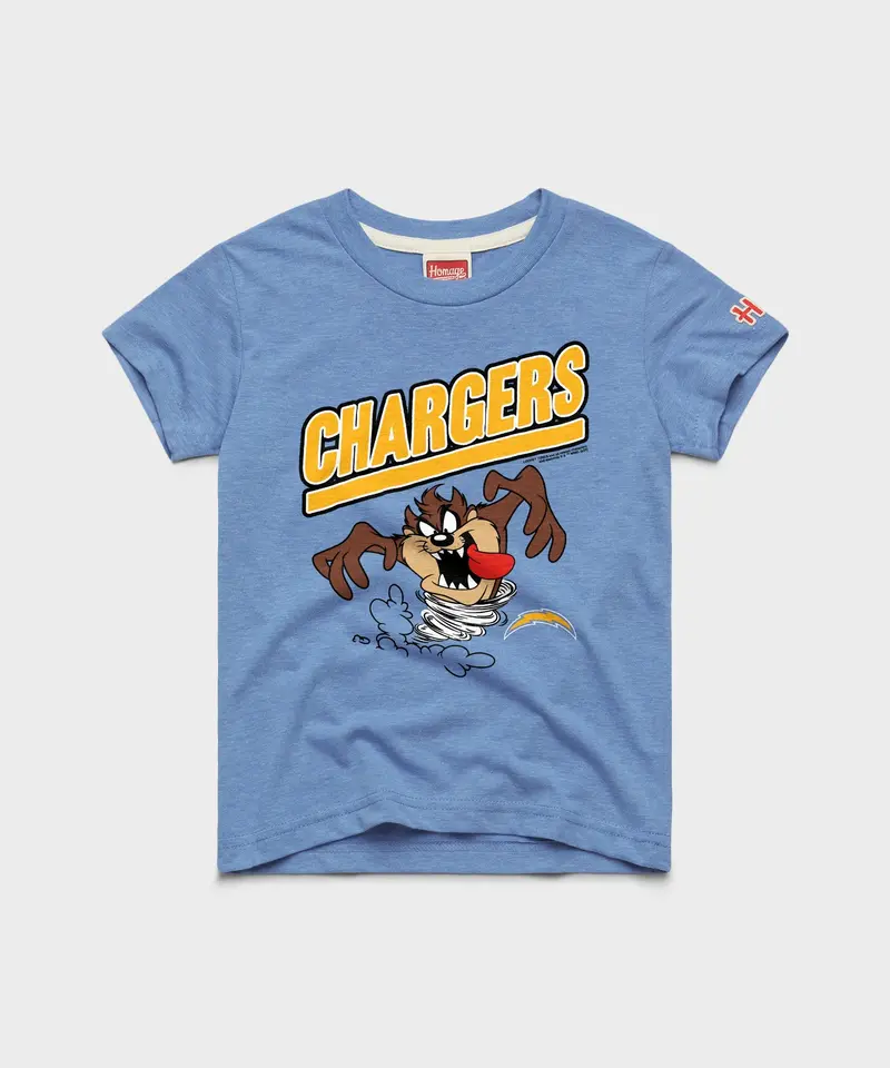 Youth Looney Tunes Taz X Los Angeles Chargers 1