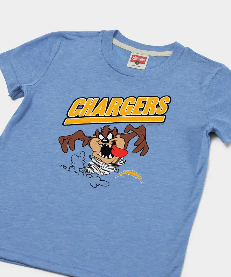 Youth Looney Tunes Taz X Los Angeles Chargers 2