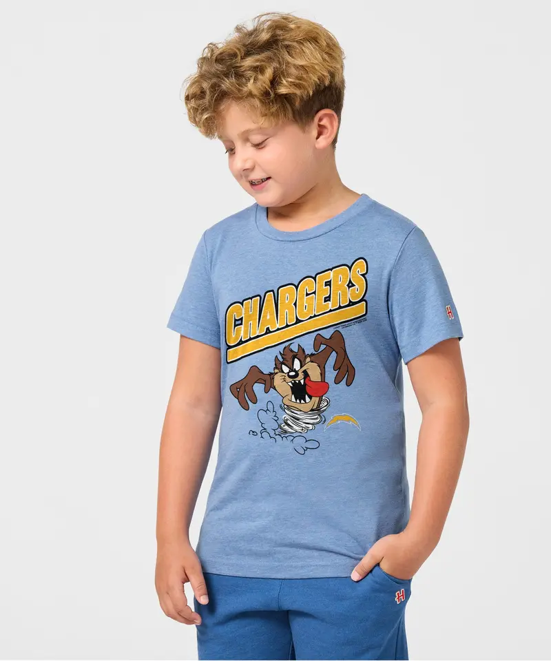 Youth Looney Tunes Taz X Los Angeles Chargers 3