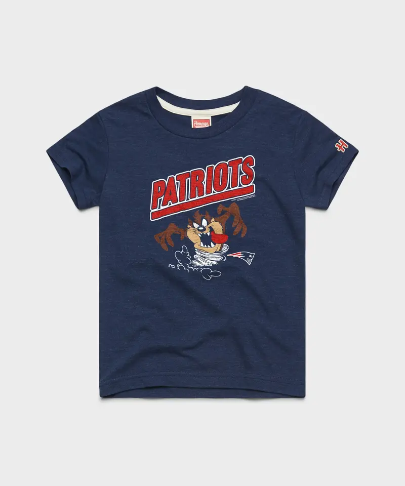 Youth Looney Tunes Taz X New England Patriots 1