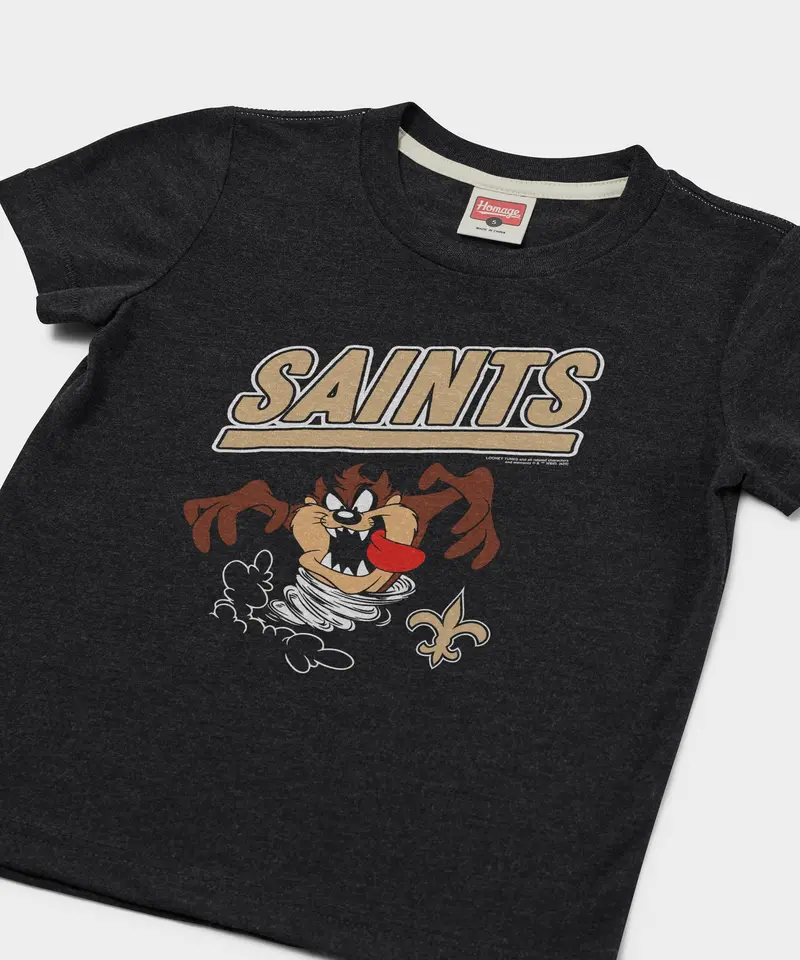 Youth Looney Tunes Taz X New Orleans Saints 2