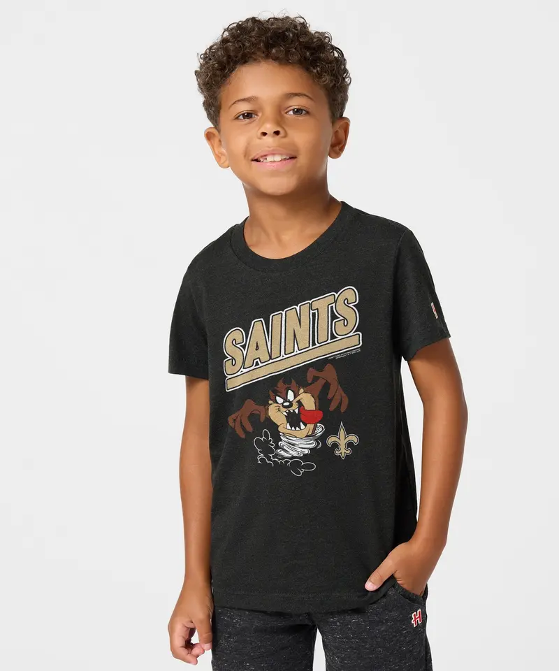 Youth Looney Tunes Taz X New Orleans Saints 3