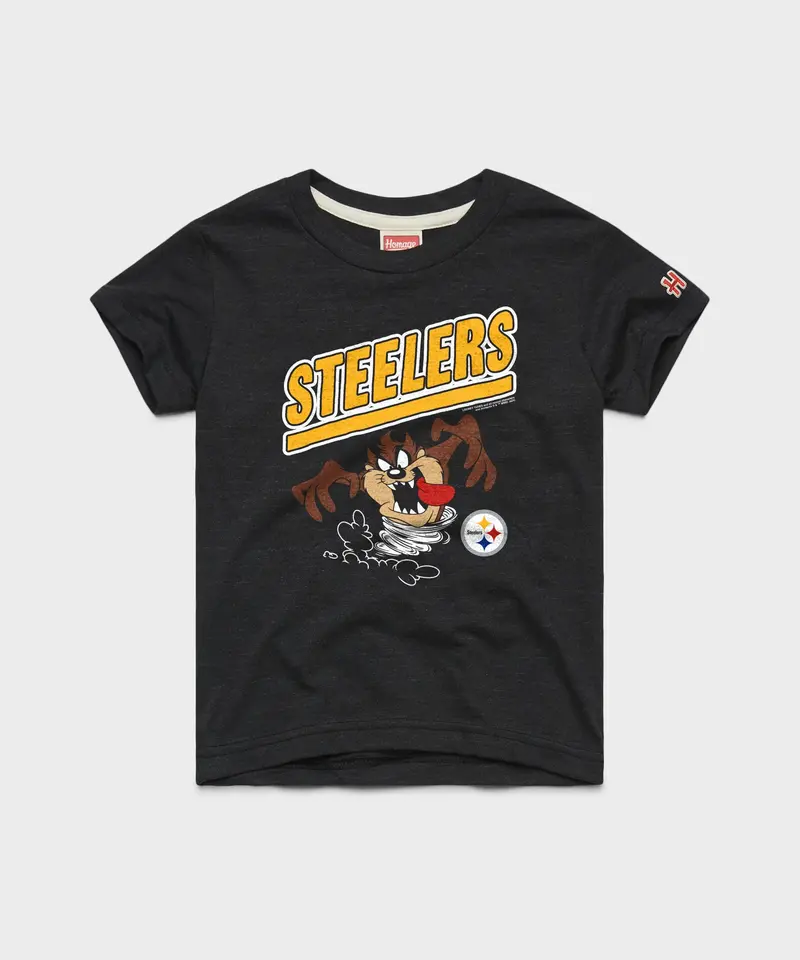 Youth Looney Tunes Taz X Pittsburgh Steelers 1