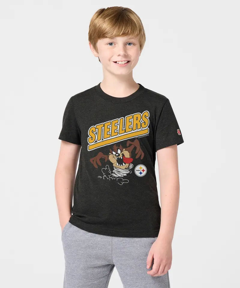 Youth Looney Tunes Taz X Pittsburgh Steelers 3