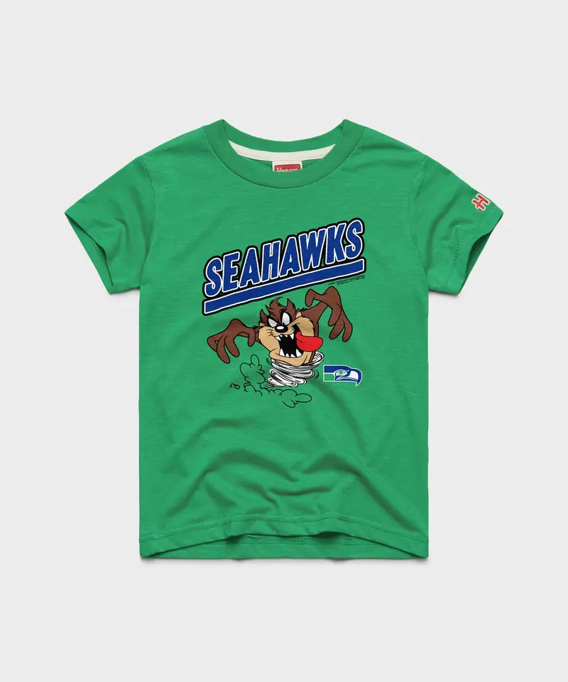 Youth Looney Tunes Taz X Seattle Seahawks 1
