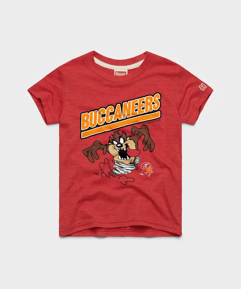 Youth Looney Tunes Taz X Tampa Bay Buccaneers 1