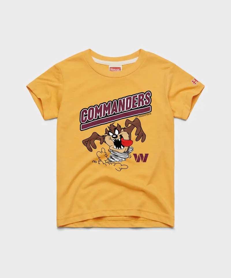 Youth Looney Tunes Taz X Washington Commanders 1