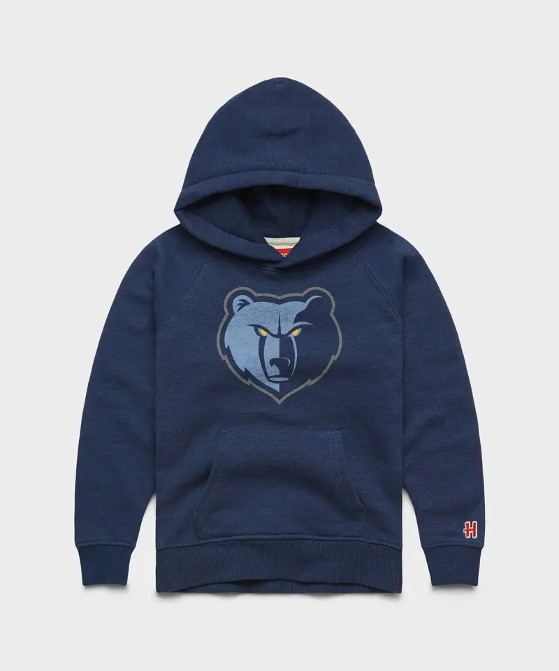 Youth Memphis Grizzlies Logo Hoodie 1