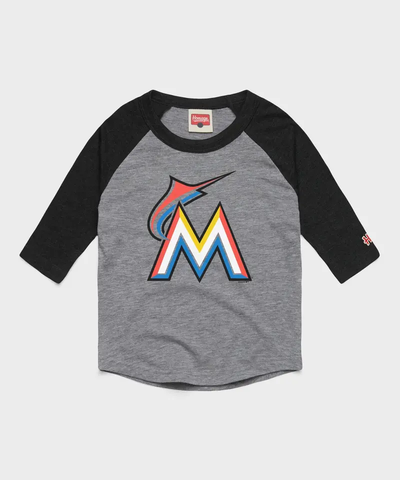 Youth Miami Marlins '17 Raglan 1