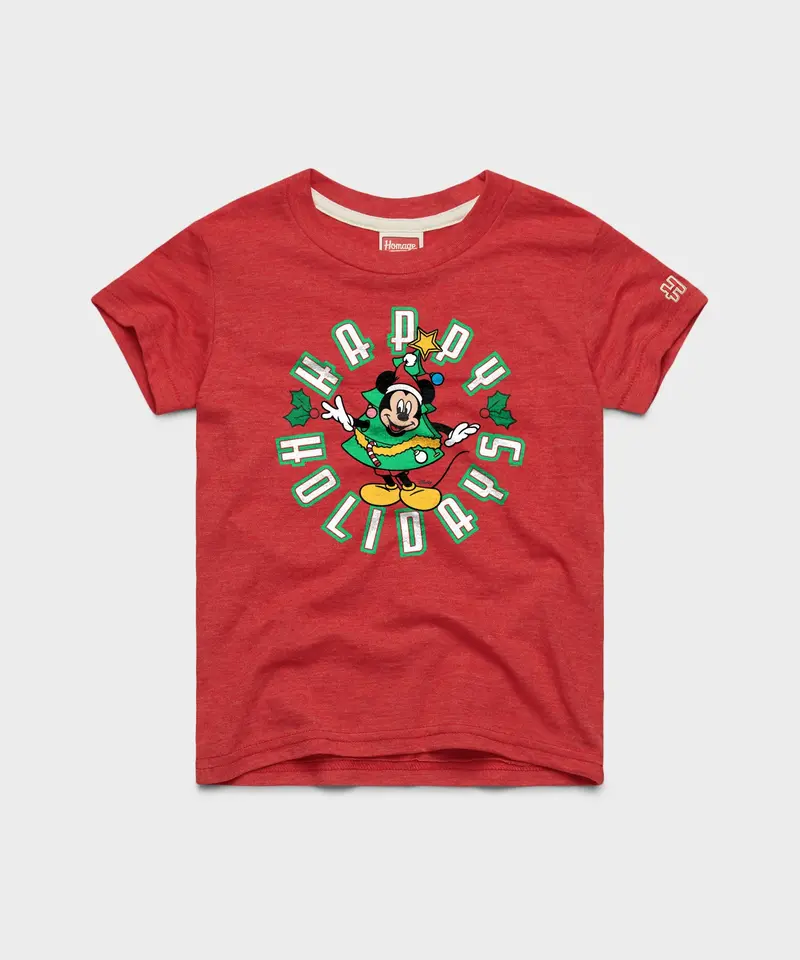 Youth Mickey Mouse Happy Holidays 1