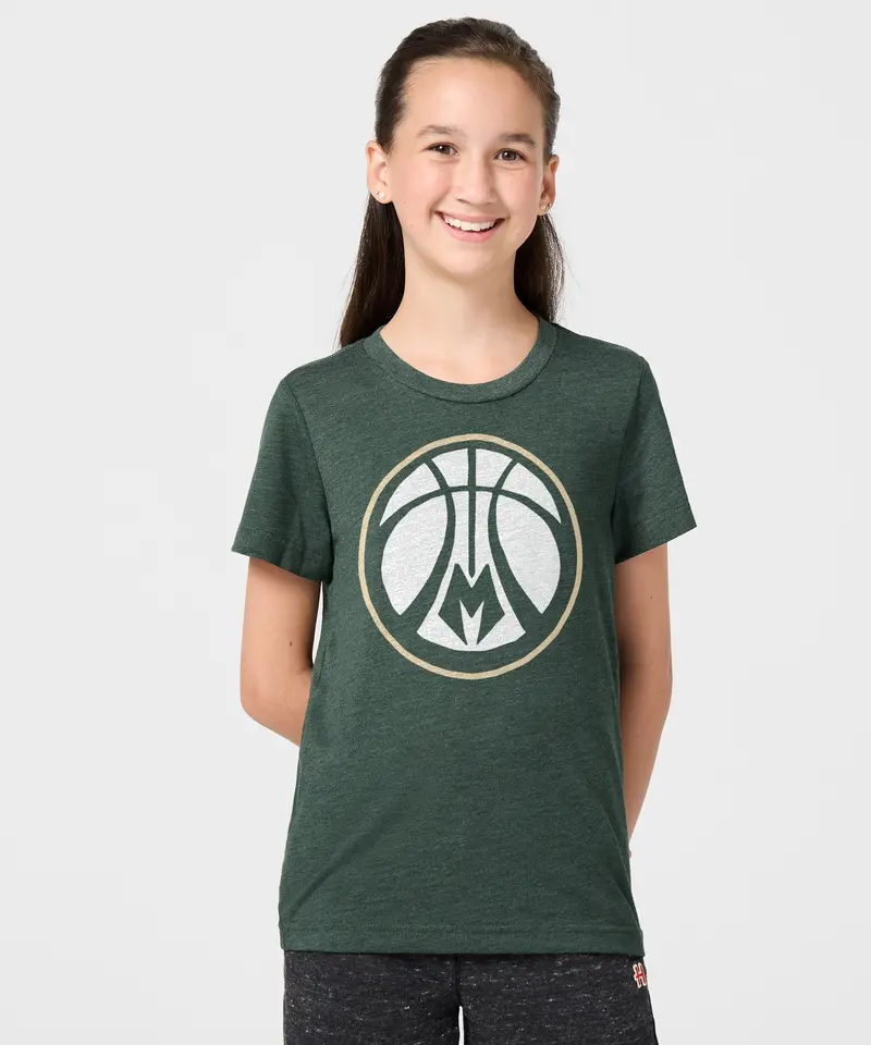 Youth Milwaukee Alt Bucks Logo 3